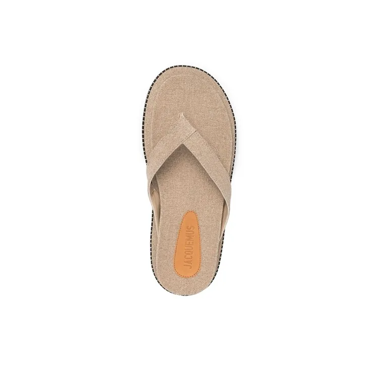 Jacquemus Flip Flops Men's Light Brown-3