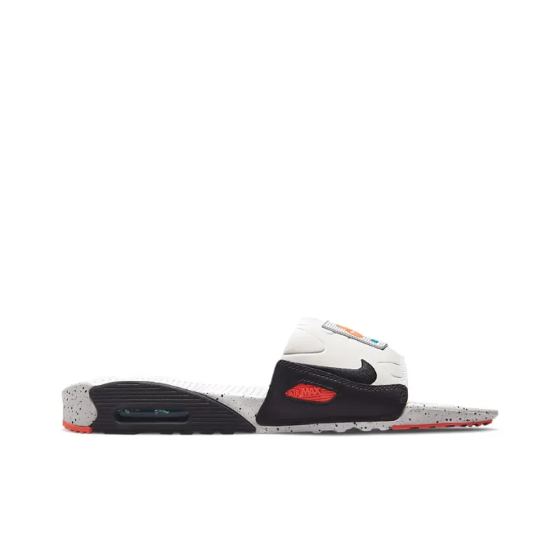 Nike Air Max 90 Slide White Turf Orange Speckled-1