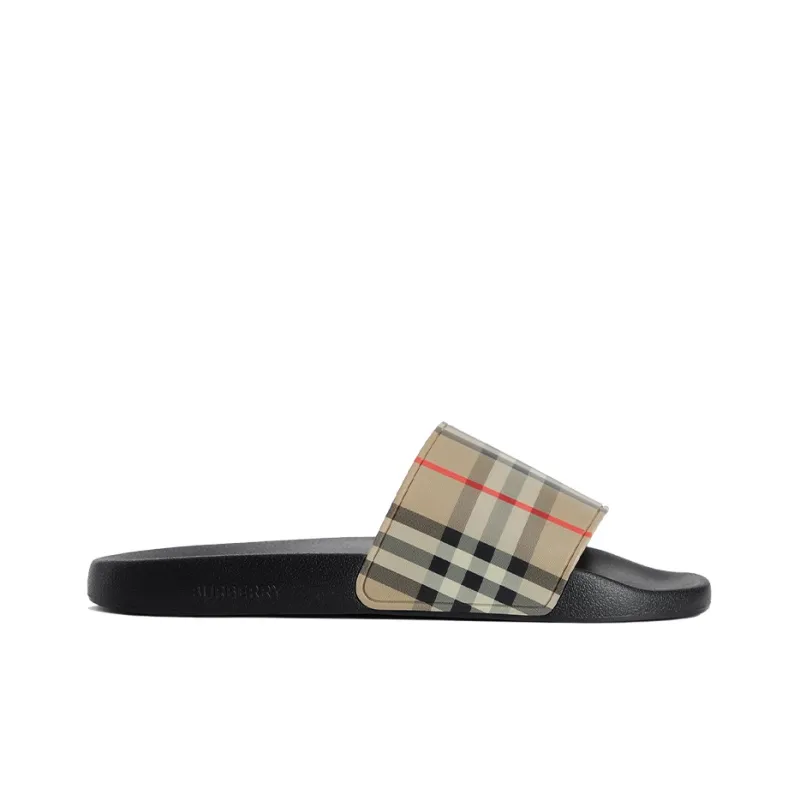 Burberry Vintage Check Slides Archive Beige-1