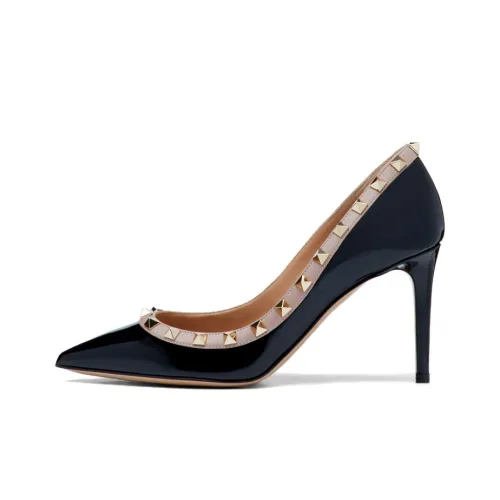 Valentino Rockstud High Heels Women's Black