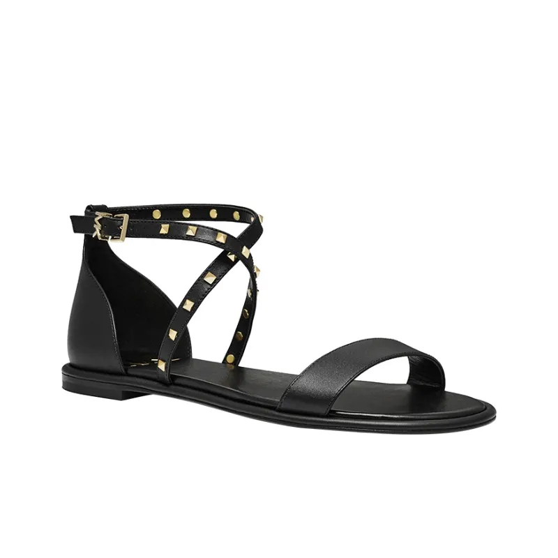 MICHAEL KORS Astrid Strap Sandals Women's Black-2