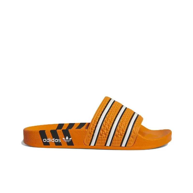 Adilette Women's Adidas Originals Slide 'Three Stripes   Bright Orange' Women's-1