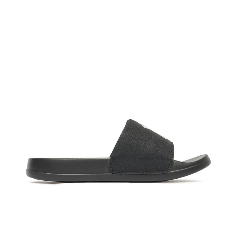 MLB Slipper Slide Slippers Unisex Black White-1