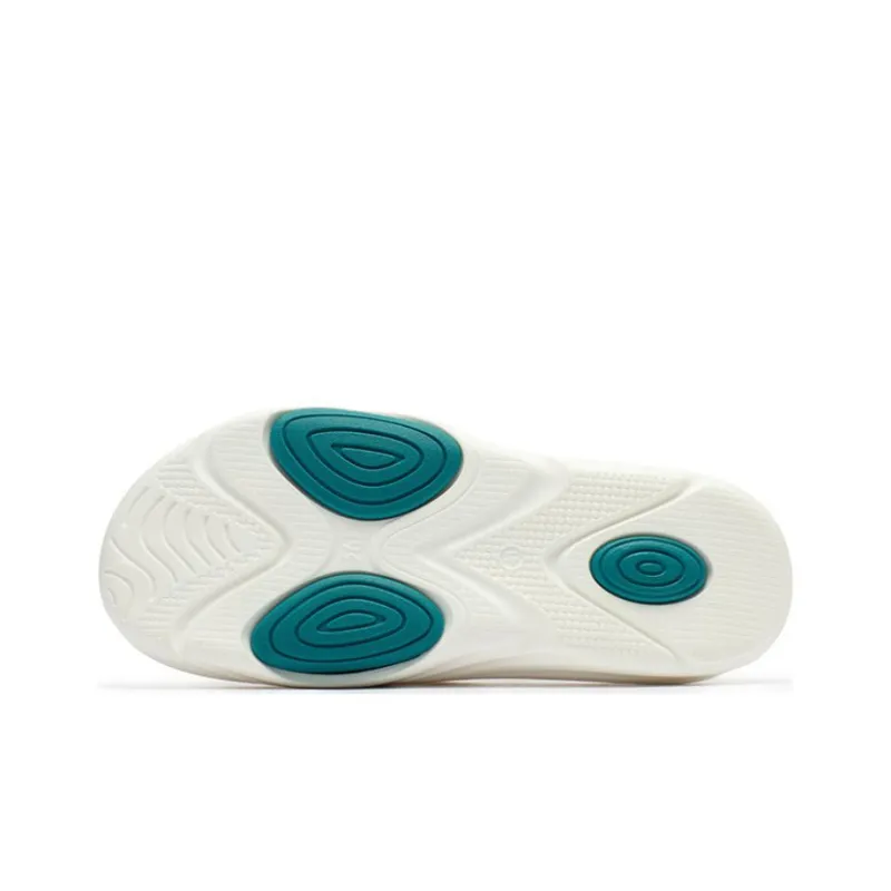 361° N40 Quiet Slide Slippers Unisex White Green-3