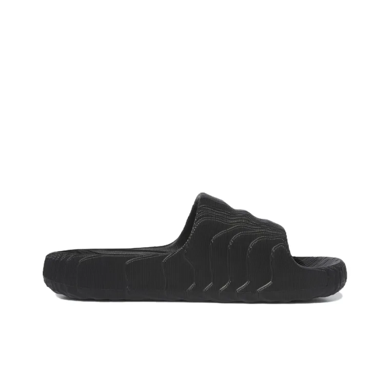 Adidas Adilette 22 Slides Black Scarlet-1