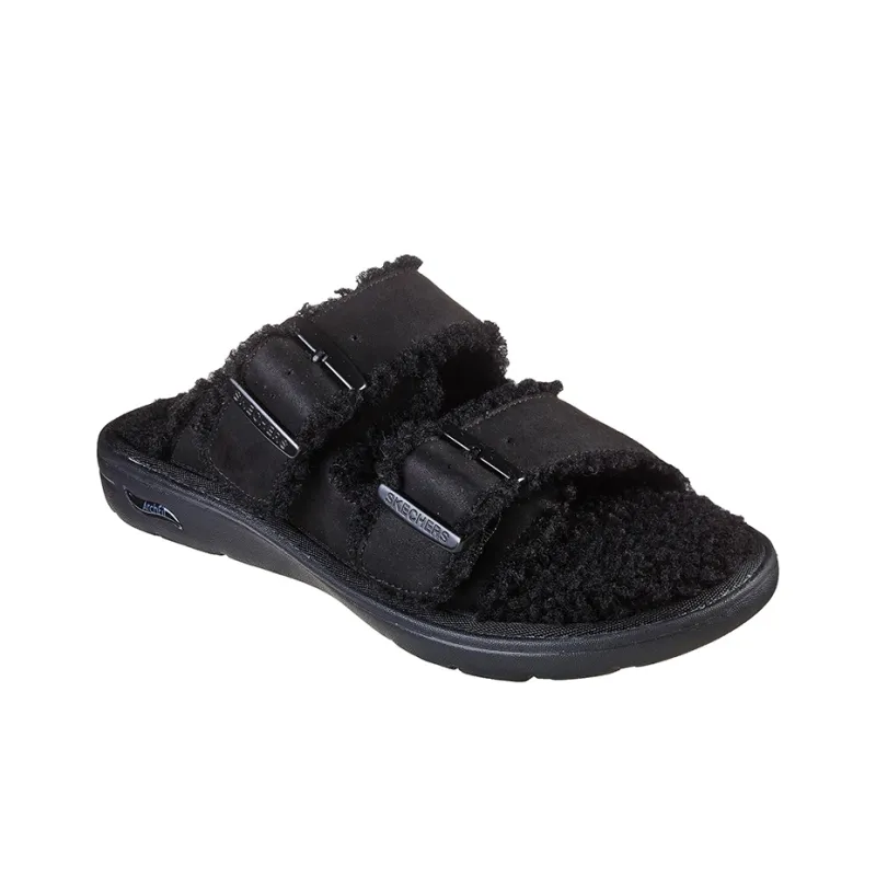 Skechers ARCH FIT LOUNGE Rubber Sole Slippers Women's Black-2