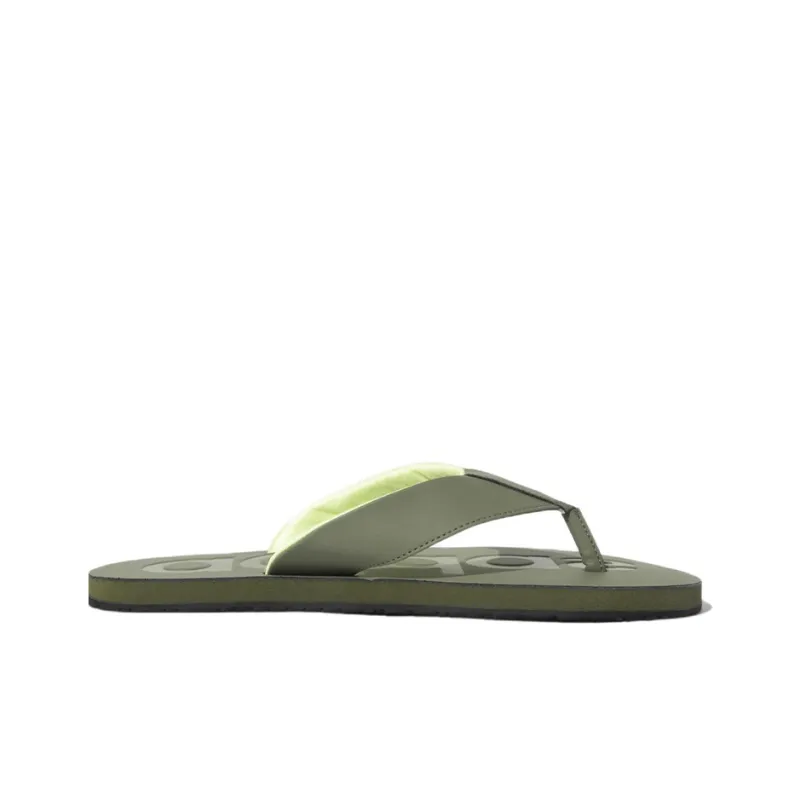 Adidas Slalon Slippers Rubber Sole Slip-Resistant Slide Slippers Men's Green-1