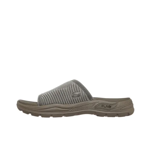 Skechers Arch Fit Motley Slide Slippers Men Taupe