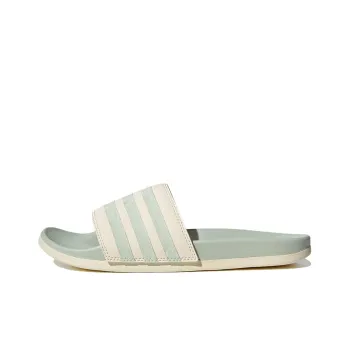 Adilette Women's Adidas Comfort Slide 'White Linen Green' Women's
