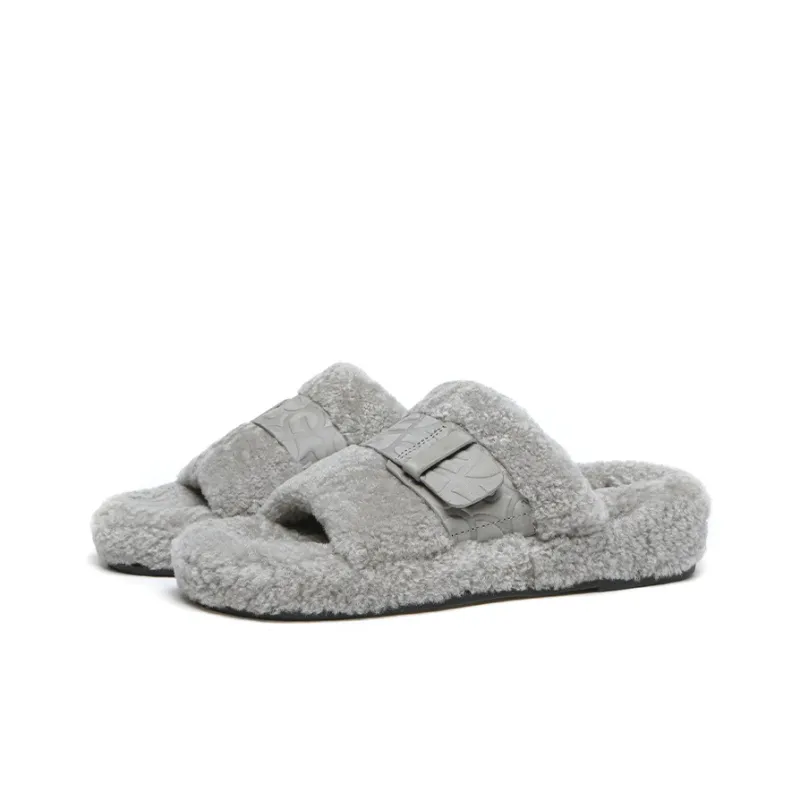 EVERAU Slide Slippers Women's Gray-1