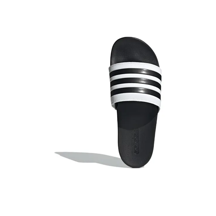 Adidas Adilette Comfort Slides Cloud White Core Black-4