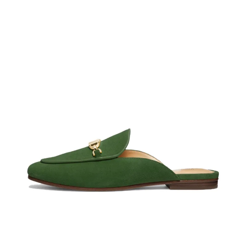 Michael Kors Tiffanie Logo-plaque Suede Mules-0