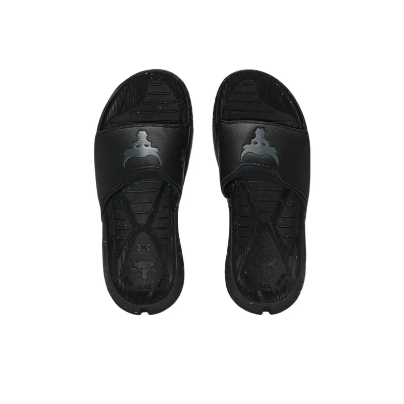Under Armour Project Rock 3 Slide 'Black Pitch Grey'-3