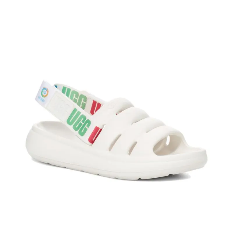 UGG Sport Yeah Collection Stylish Sandals Women's White-1