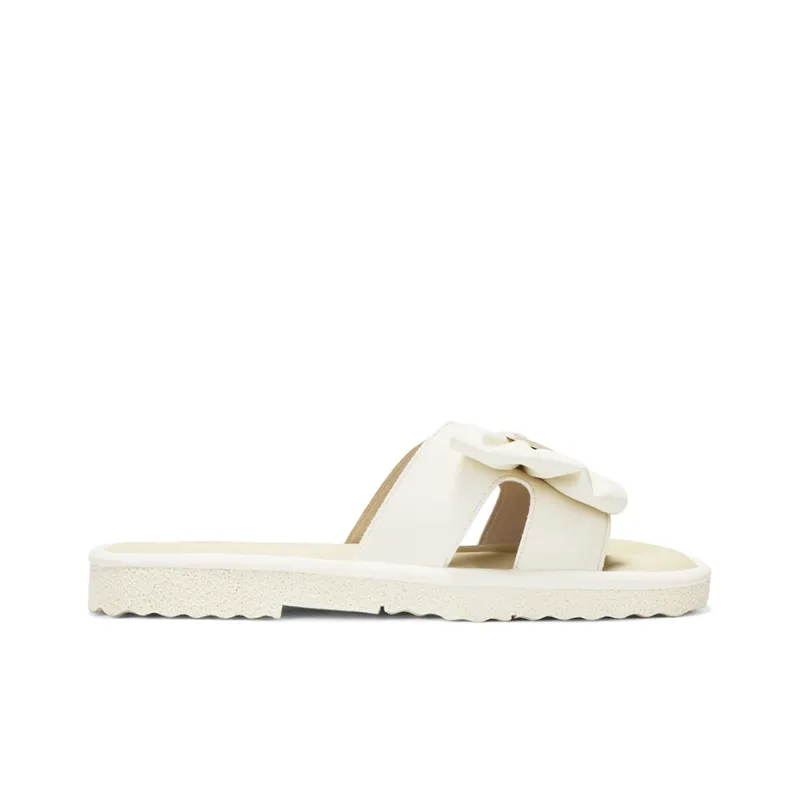 OMS Slide Slippers Women's Beige/Beige Yellow-7