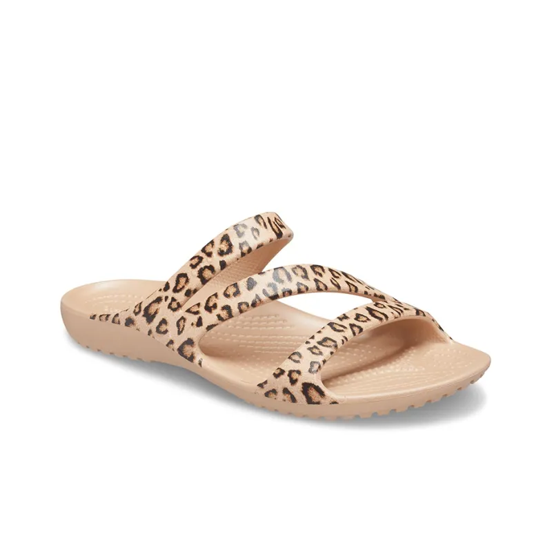 Crocs Kadee Slide Slippers Women's Leopard Print-2