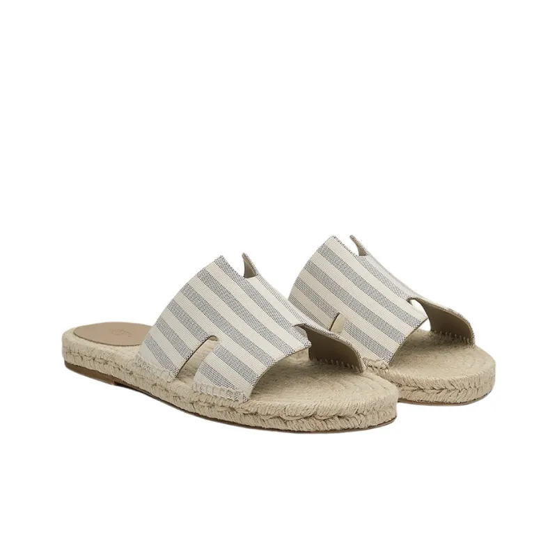 HERMES Slide Slippers Men Gray Blue-1