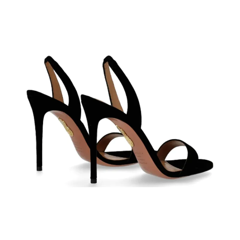 AQUAZZURA One Strap Sandals Women's Black-2