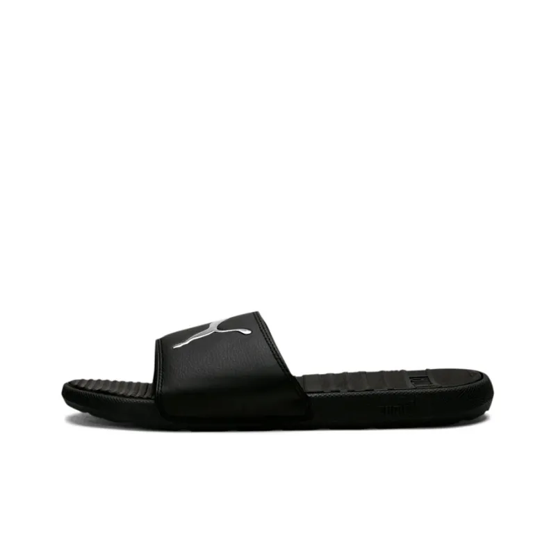 PUMA Cool Cat Sport Slippers Black/Silver-0