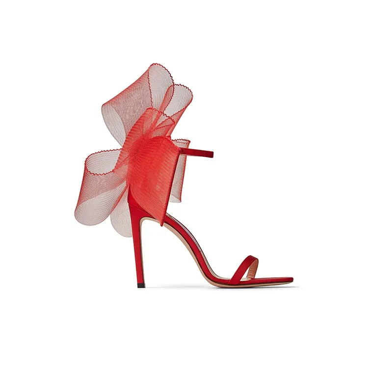 Jimmy Choo Strap Sandals Women's Red-1