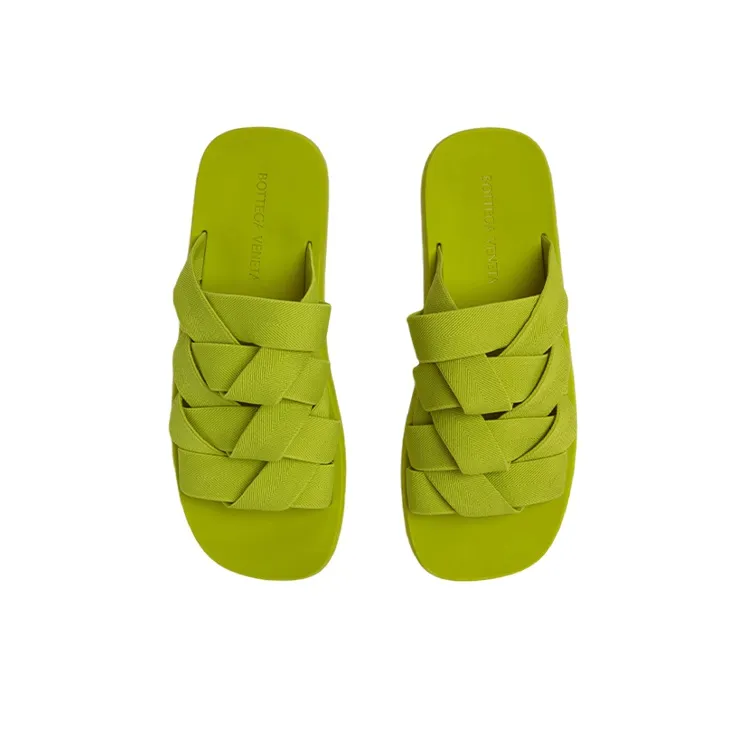 Bottega Veneta Plat Stylish Sandal Men's Green-2