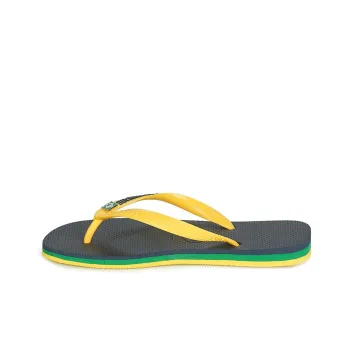 Havaianas Huanina Stylish Sandals Unisex Blue Yellow