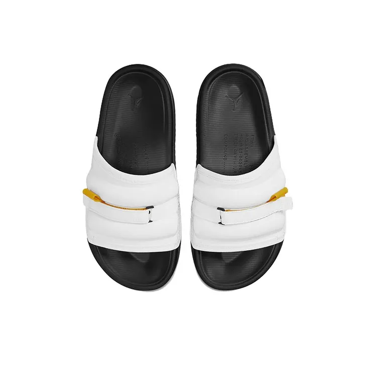 Jordan Super Play Slide White Taxi-2