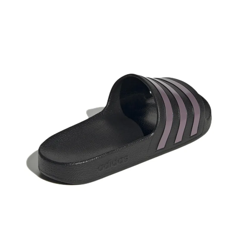 Adidas Adilette Aqua 'Black Purple' Women's-3