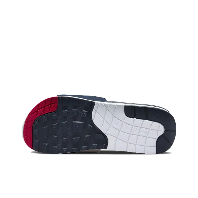 Nike Air Max 1 Slide Obsidian University Red-4