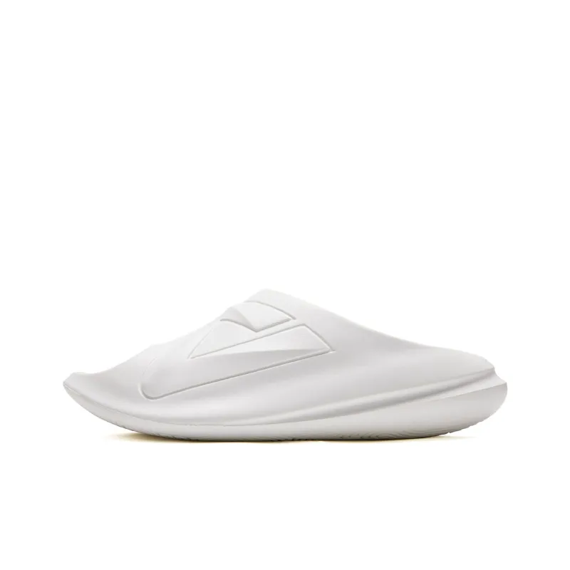 PEAK Very Small Fat Drag Slide Slippers Unisex White-0