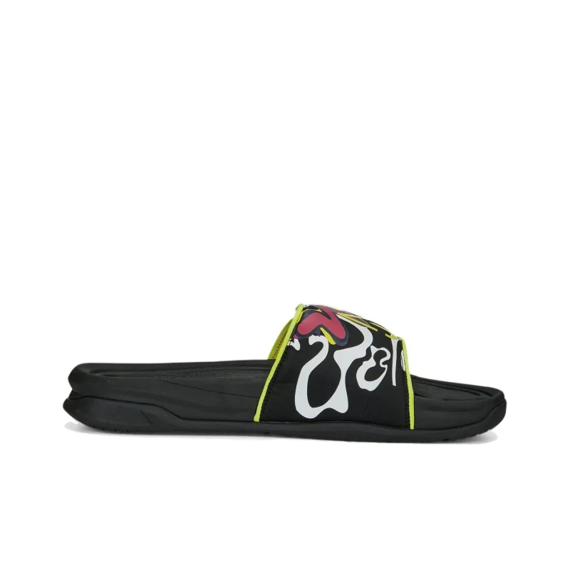 PUMA Neymar Jr Dream Nitro Sports Slippers Black Green-1