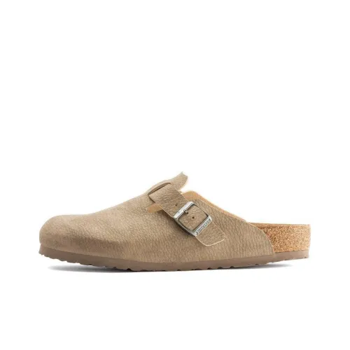 Birkenstock Boston Synthetik Narrow Fit 'Desert Dust Gray Taupe'