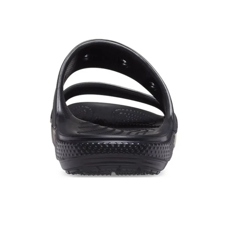 Crocs Classic Double Band Slide Sandals Black-4