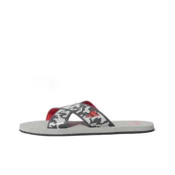 Adidas Rubber Sole Slide Slippers Men's Gray