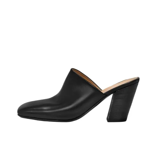 Marsèll Square-toe Leather Mules