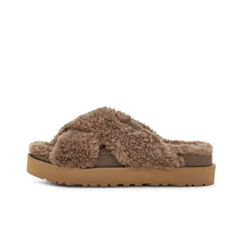 UGG Foam Sole Slide Slippers Women's Walnut Wood Color