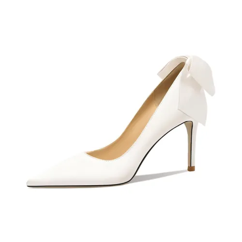 Lily Wei High Heels Women's White