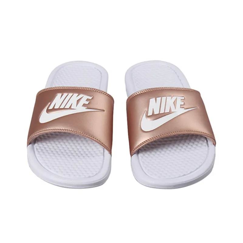 Nike Benassi Jdi 'Metallic Red Bronze' Women's-2