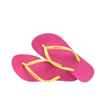 Havaianas Slim Haven Logo Pop Up Flip Flops Unisex Fuchsia