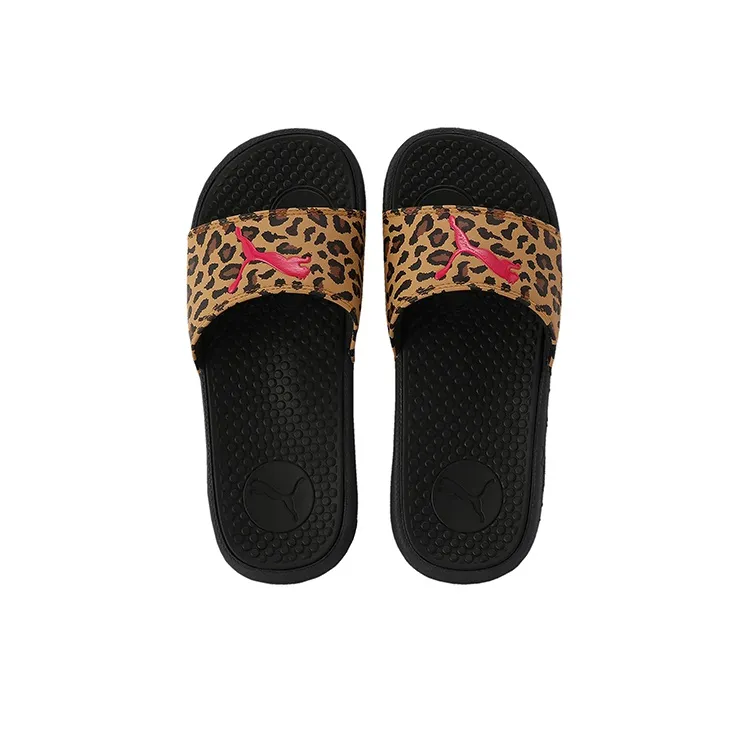 PUMA Cool Cat Sports Leopard Slipper Black Women's-2