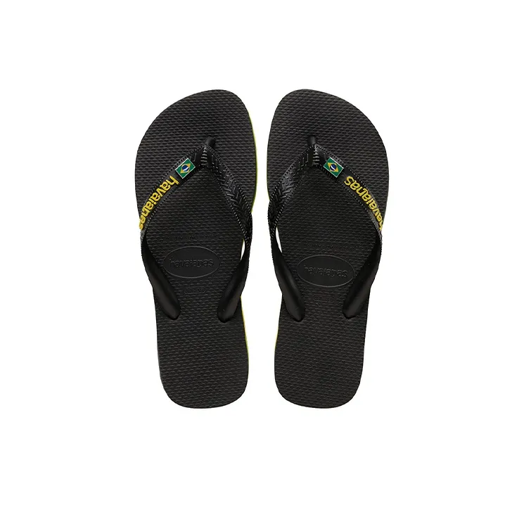 Havaianas Brasil Layers Stylish Sandal Unisex Vulcan Glow Black-3
