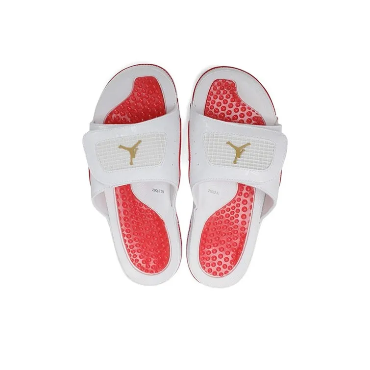 JORDAN Hydro 4 Retro 'University Red Metallic Gold'-3