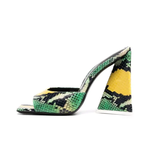 The Attico Devon Slide Slippers Women's Green