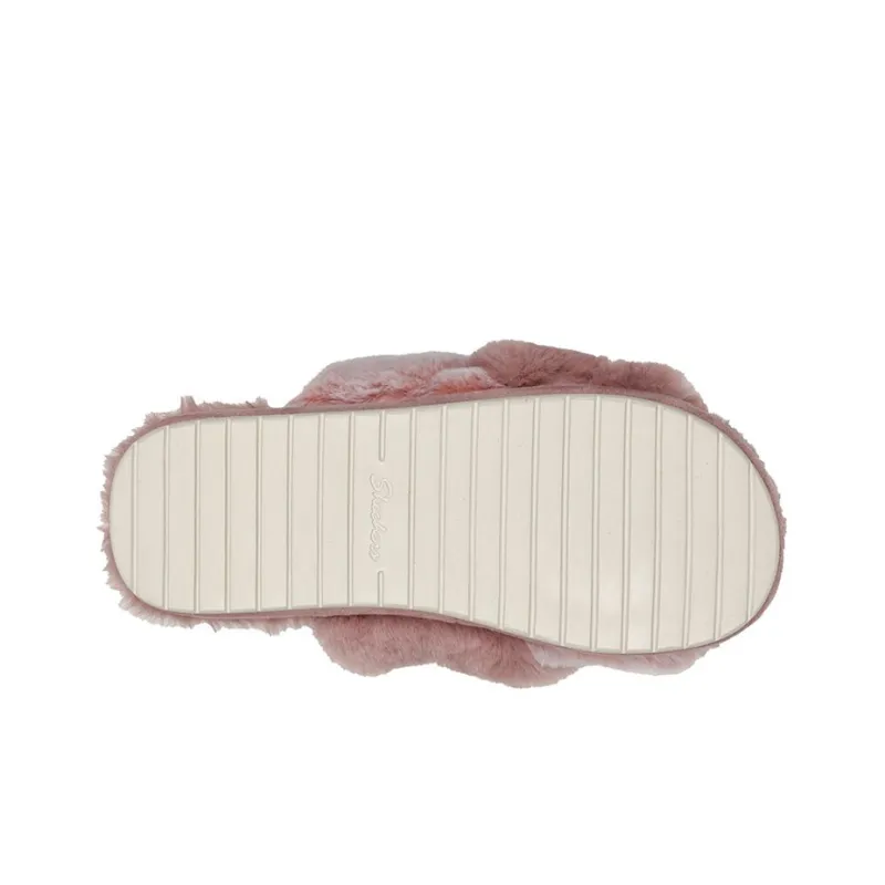 Skechers Cozy Rubber Sole Slip-Resistant Slide Slippers Women's Pink-4