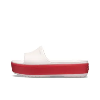 Crocs Crocband Slide Slippers Unisex White/Red