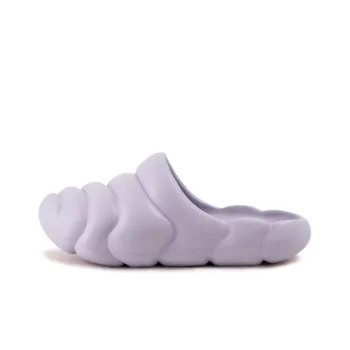 GOTO EVA Abrasion Resistant Slip Resistant Closed Toe Slippers Unisex Twilight Mountain Purple