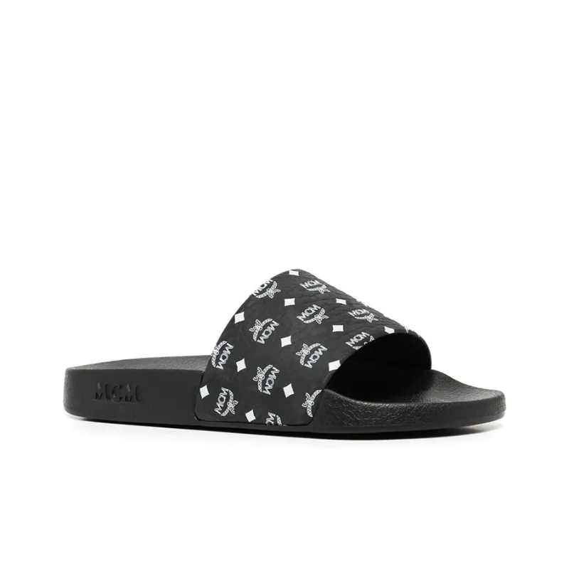 MCM Monogram print Slides-2