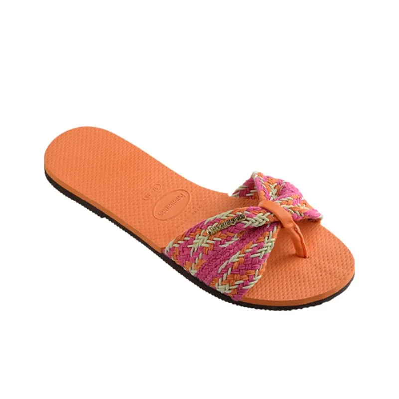 Havaianas You St Tpz Mesh Fc Slide Slippers Unisex Coral Pink-1