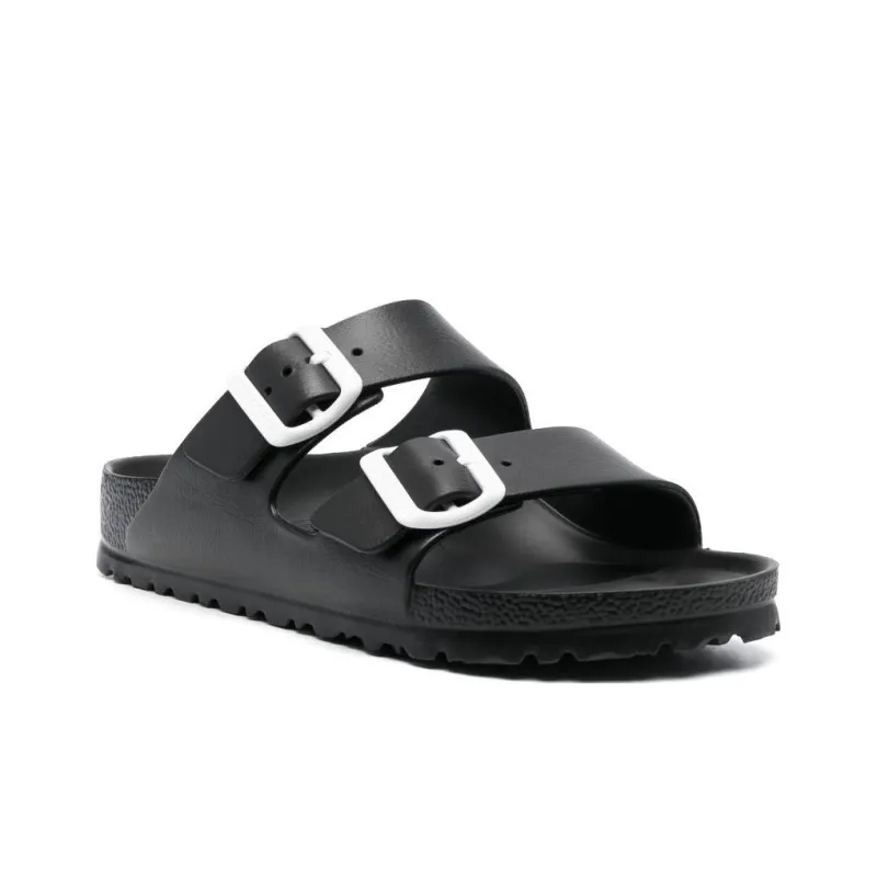 Birkenstock Arizona Slide Slippers Women's Black Narrow Fit-1