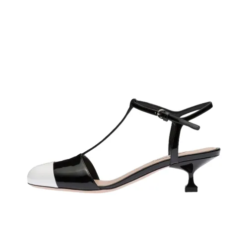 MIU MIU Killer High Heels Women's Black/White